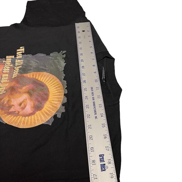 Jesus Tee Vintage Adult M Black Hopeless Dark USA Light Answer Hoss Prayer Saint - Picture 5 of 10